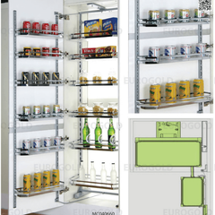 Tủ kho mạ crom cao cấp cánh mở Eurogold MC040460