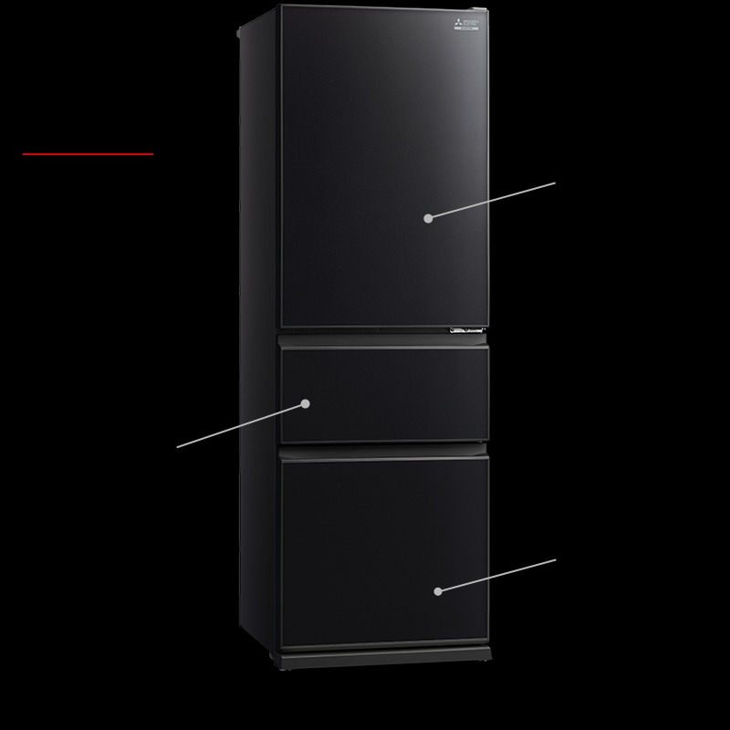 Tủ lạnh 3 cửa Mitsubishi Electric MR-CGX46EN GBK 365 lít