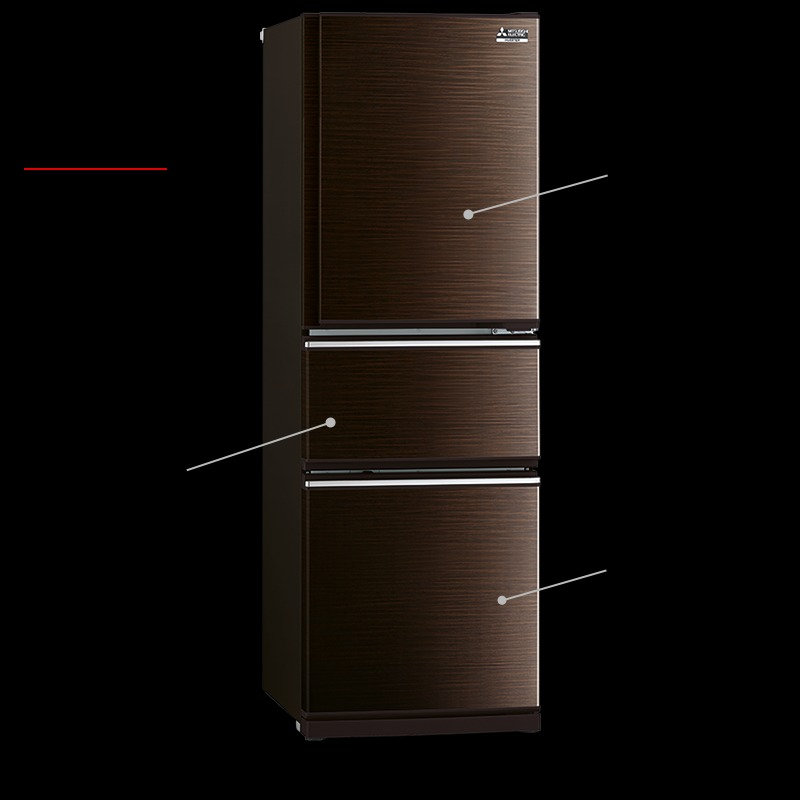 Tủ lạnh 3 cửa Mitsubishi Electric MR-CX35EM BRW 272 lít