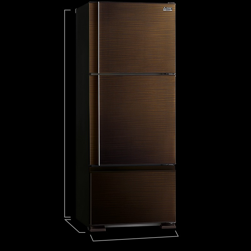 Tủ lạnh 3 cửa Mitsubishi Electric MR-V50ER BRW 414 lít