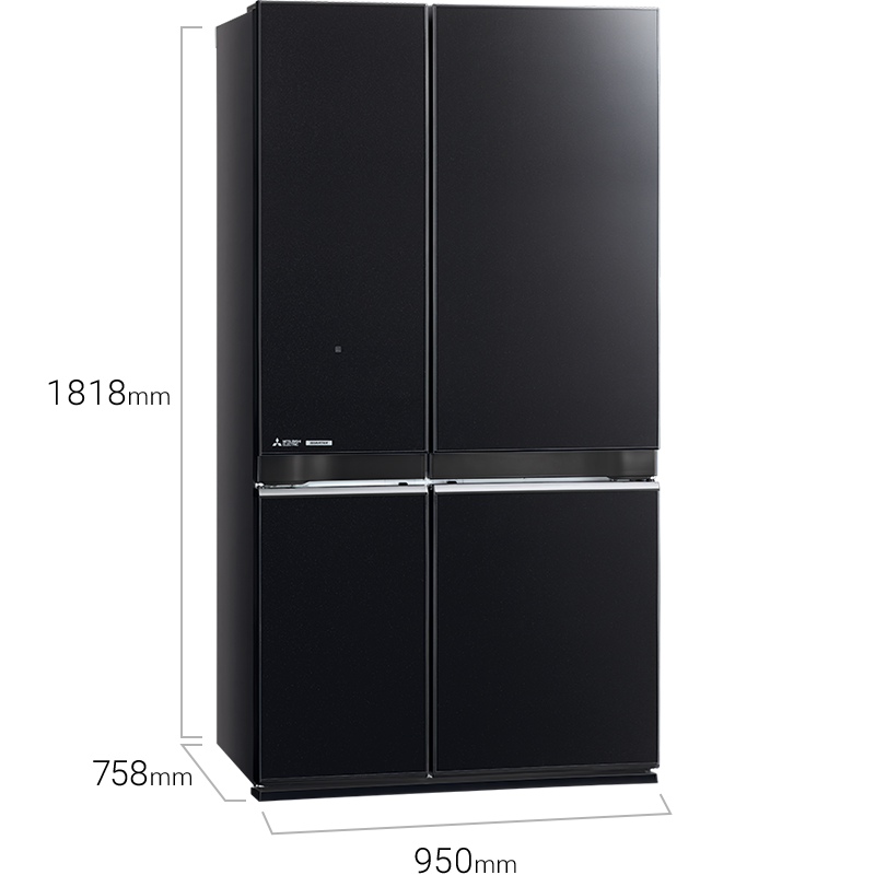 Tủ lạnh 4 cửa Mitsubishi Electric MR-LA78ER GBK 670 lít