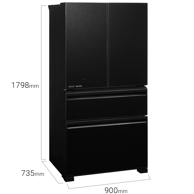 Tủ lạnh 4 cửa Mitsubishi Electric MR-LX68EM GBK 564 lít