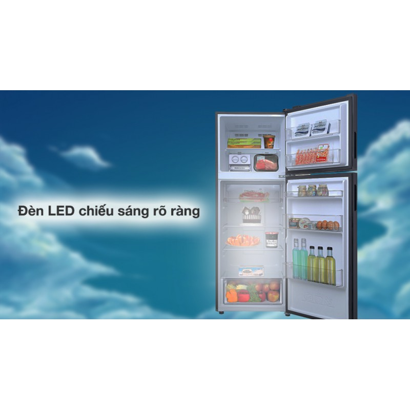 Tủ lạnh ngăn đông trên Aqua AQR-T352FA(FB) 342 lít