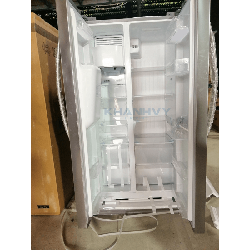 Tủ lạnh Side by Side KAFF KF-SBS600BWT