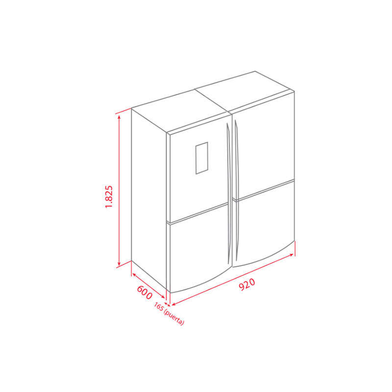 Tủ lạnh side by side Teka NFE 900X 40659940