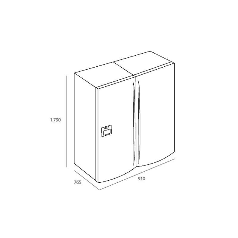 Tủ lạnh side by side Teka NFE3 650X 40659030