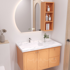 Tủ lavabo kính thông minh chìm cam MAAMO MF17