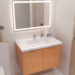 Tủ lavabo kính thông minh chìm cam MAAMO MF19-80