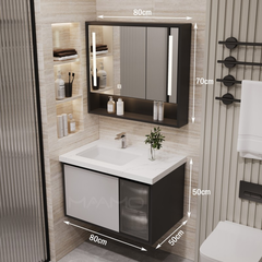 Tủ lavabo kính thông minh MAAMO MF09-80