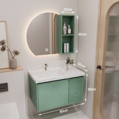 Tủ lavabo kính thông minh MAAMO MF10-80