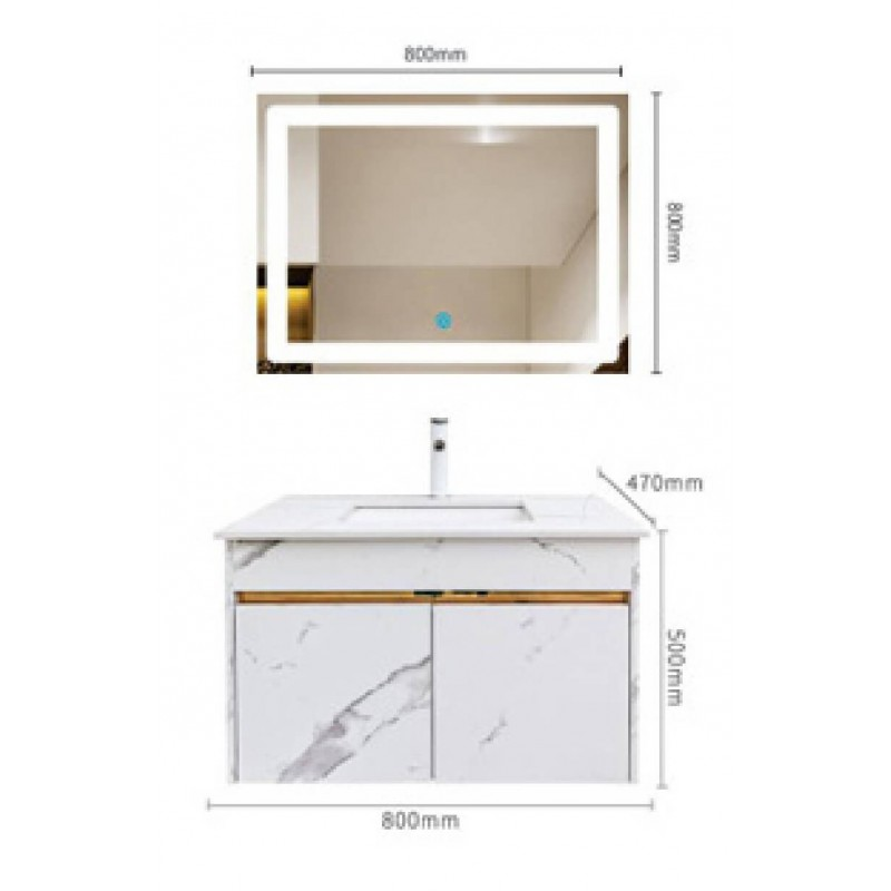 Tủ Lavabo Proxia PR-T5124GL-80