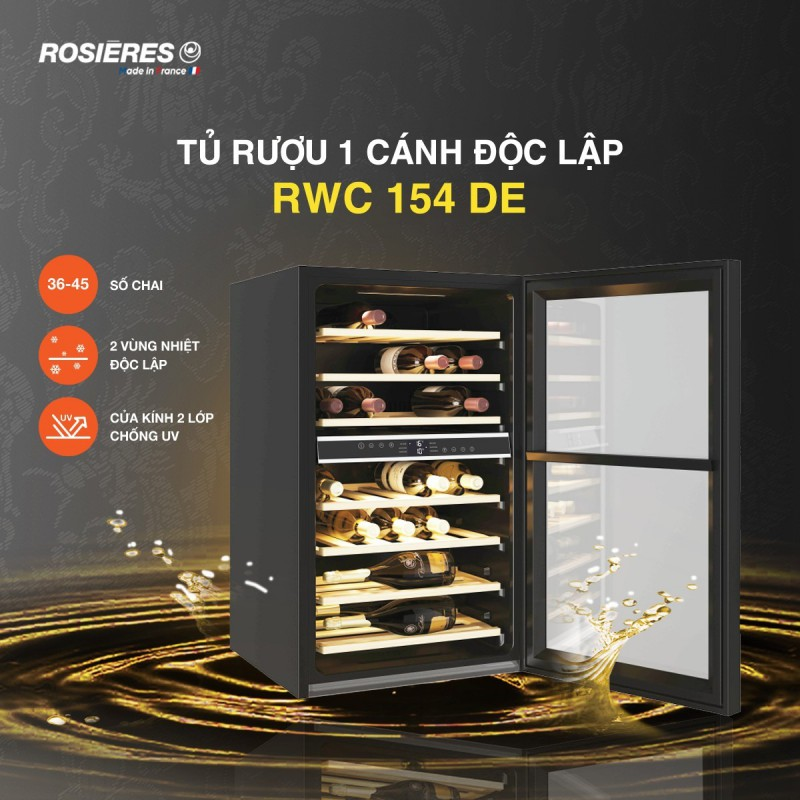 Tủ rượu 1 cánh Rosieres RWC154DE
