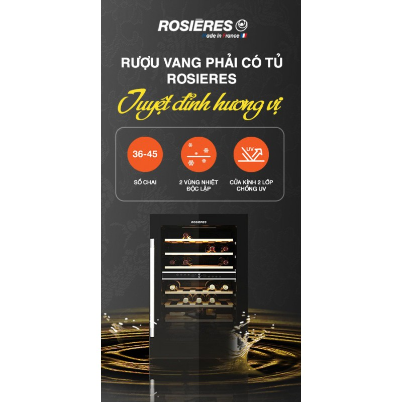 Tủ rượu 1 cánh Rosieres RWC154DE