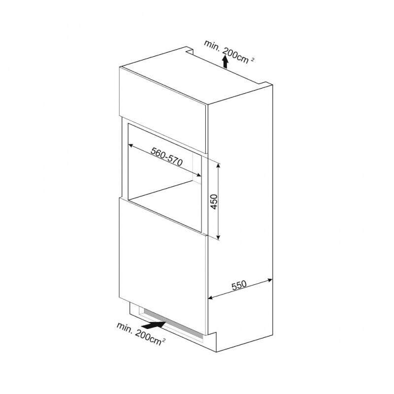 Tủ rượu âm SMEG 535.14.571