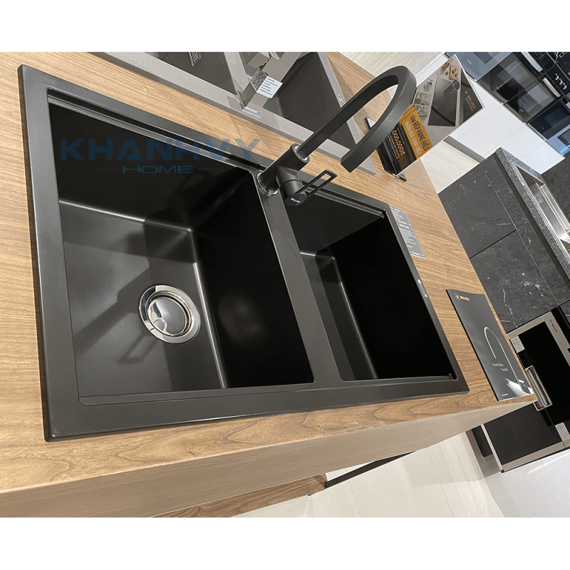 Chậu rửa chén Malloca NERO K-45040