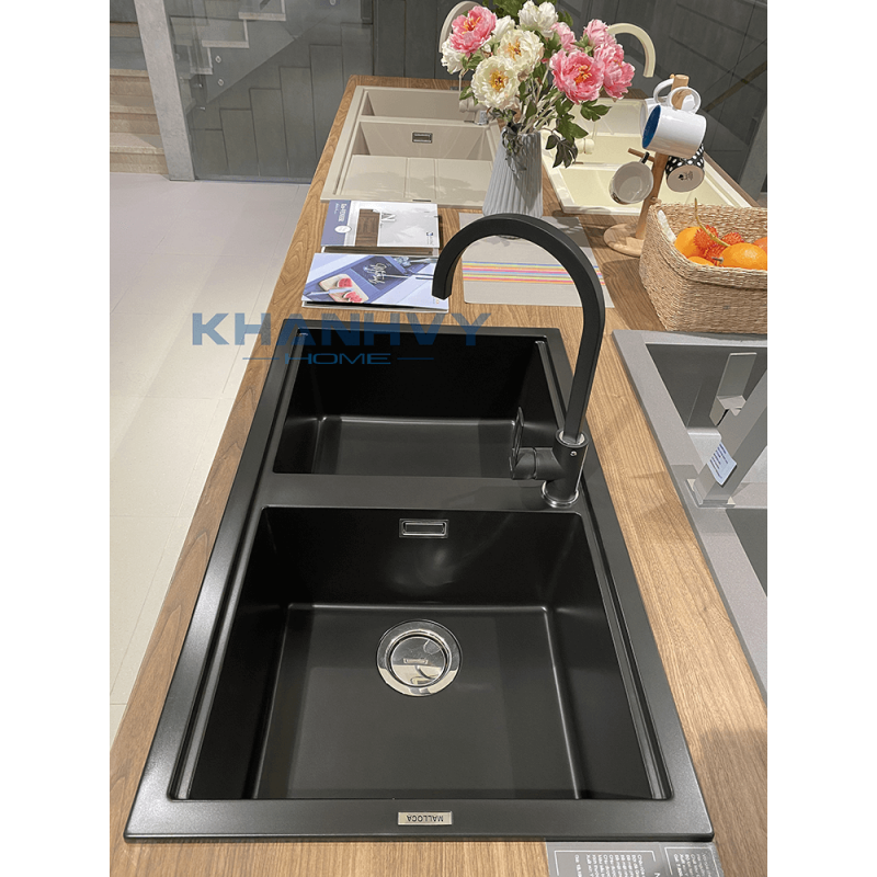 Chậu rửa chén Malloca NERO K-45040