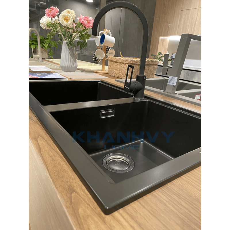 Chậu rửa chén Malloca NERO K-45040