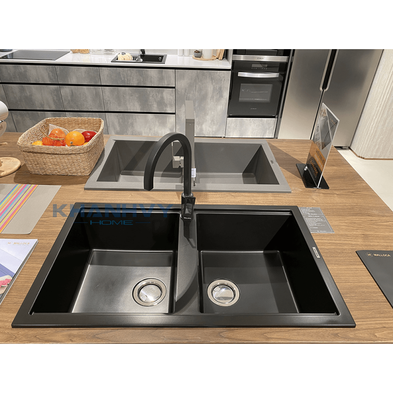 Chậu rửa chén Malloca NERO K-45040