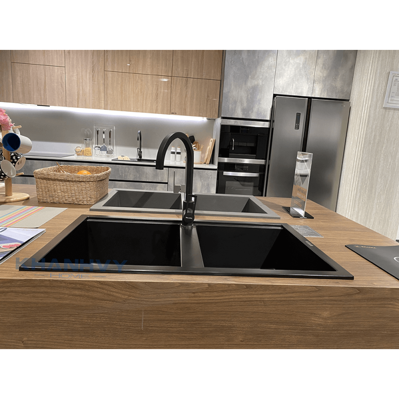 Chậu rửa chén Malloca NERO K-45040