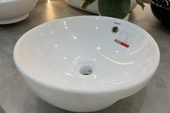 Chậu lavabo Atmor AT1363 âm bàn tròn