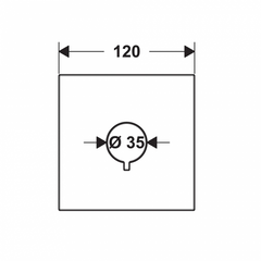 Van đóng mở AXOR ShowerSolutions 120/120 589.52.233