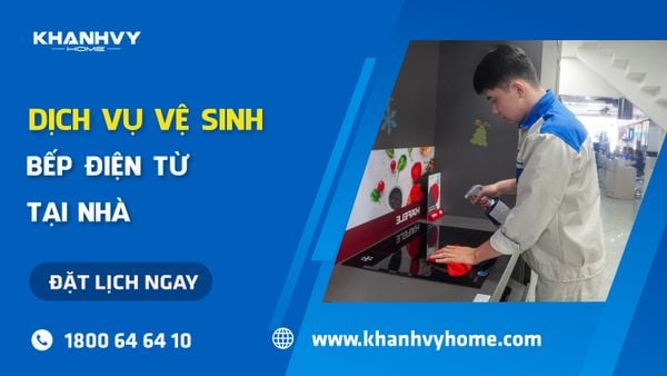 Vệ sinh bảo dưỡng Bếp điện từ, bếp từ