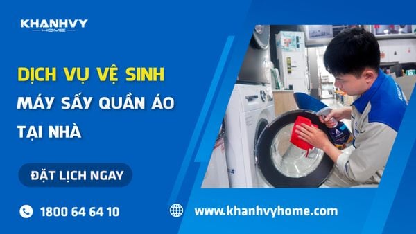 Vệ sinh Máy sấy quần áo