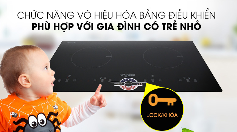 Bếp hồng ngoại Whirlpool ACT752/BLV 2 vùng lắp âm