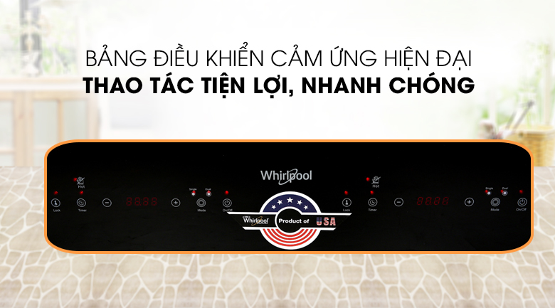 Bếp hồng ngoại Whirlpool ACT752/BLV 2 vùng lắp âm