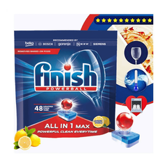 Viên rửa bát Finish All in 1 Max lemon FVAM48LM 48 viên