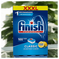 Viên rửa Finish Classic 100v lemon FVCL100LM