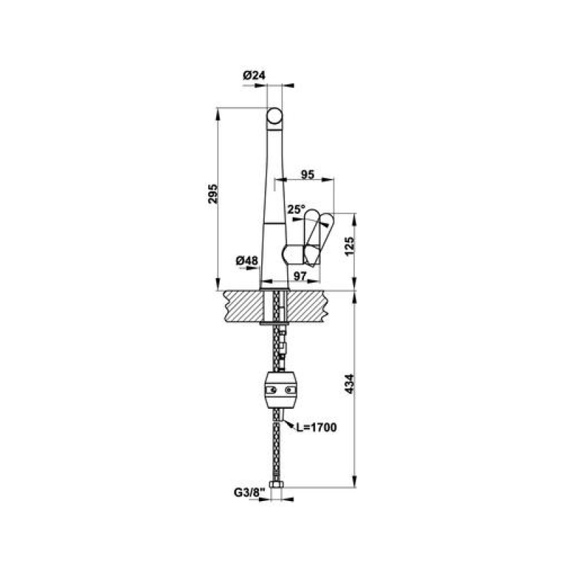 Vòi bếp Hafele HT20-GH1P259 570.82.300
