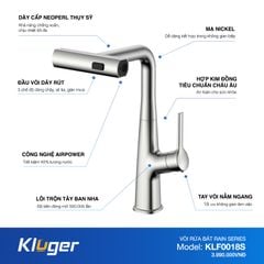 Vòi rửa chén Kluger KLF0018S