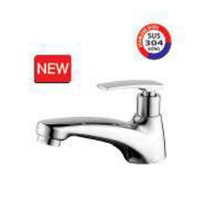 Vòi lavabo lạnh Proxia inox bóng PR-524