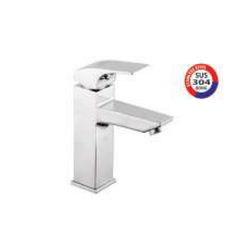 Vòi lavabo nóng lạnh inox 304 mờ Proxia PR-4496