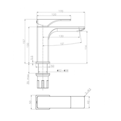 Vòi lavabo Regal 110 Hafele 495.61.120