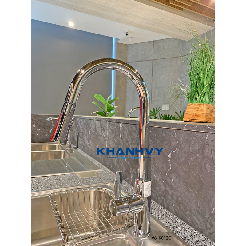 Vòi Malloca đồng thau mạ Chrome K012C