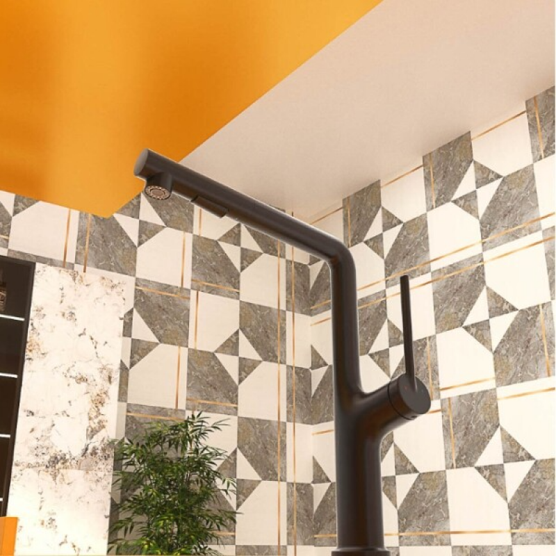 Vòi rửa bát dây rút Kluger Amber KLF0001B