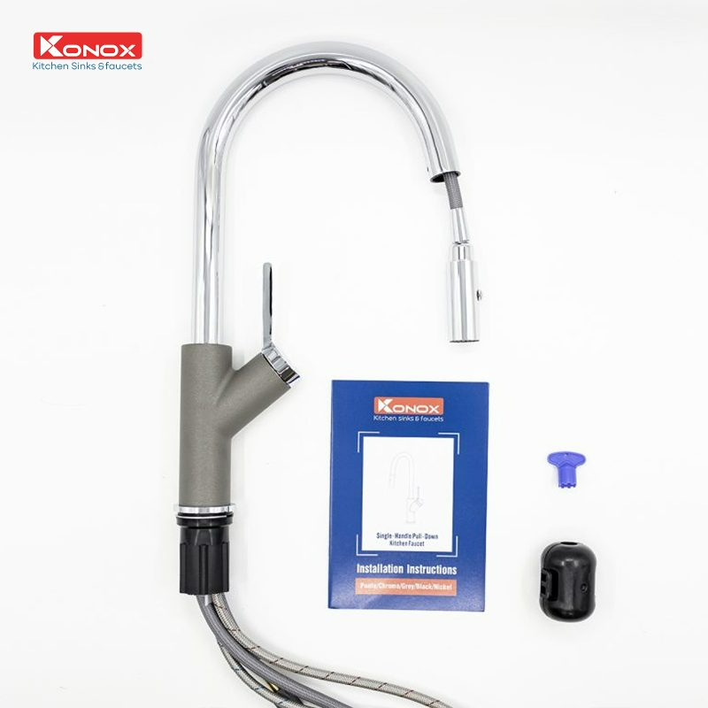 Vòi rửa bát Konox Ponte Grey