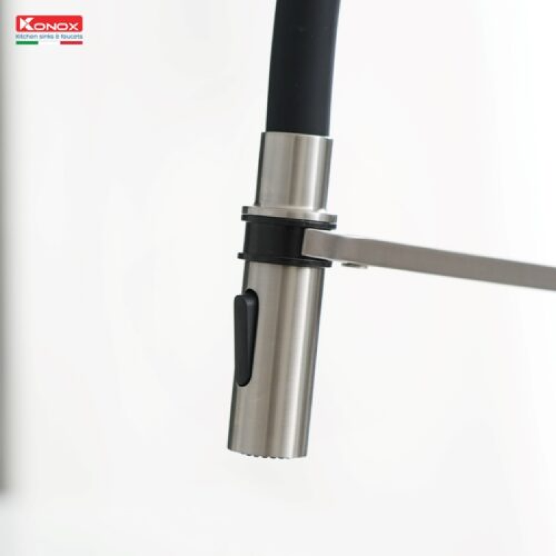 Vòi rửa bát Konox Tema Nickel