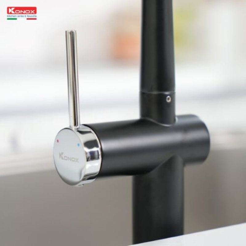 Vòi rửa bát Konox Volta Black