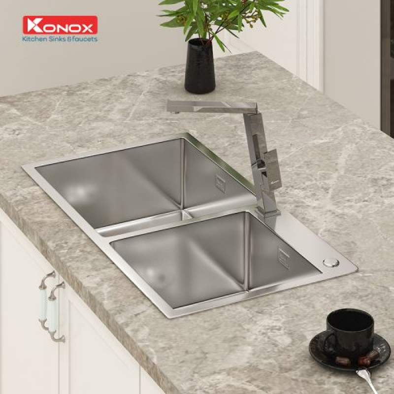 Vòi rửa bát nóng lạnh Konox KN1209
