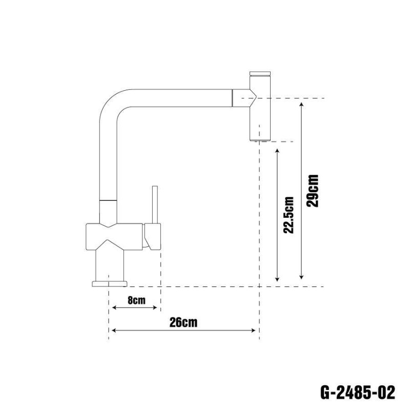 Vòi Rửa Carysil G-2485 (02)