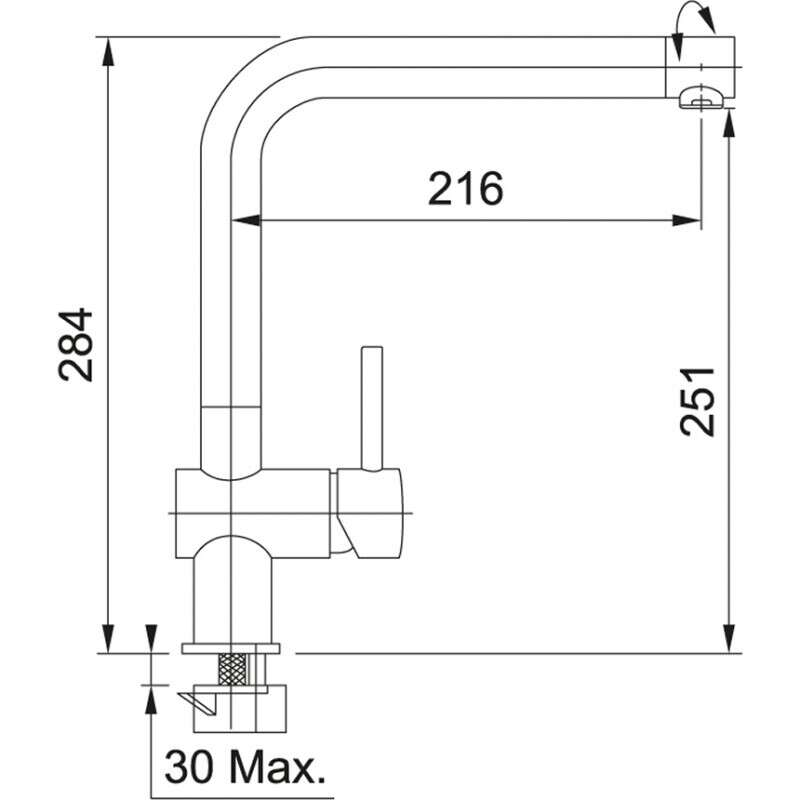 Vòi rửa chén Franke CT 304C 115.0204.286