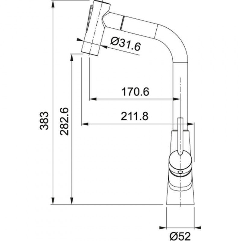 Vòi rửa chén Franke CT 992C 115.0507.230