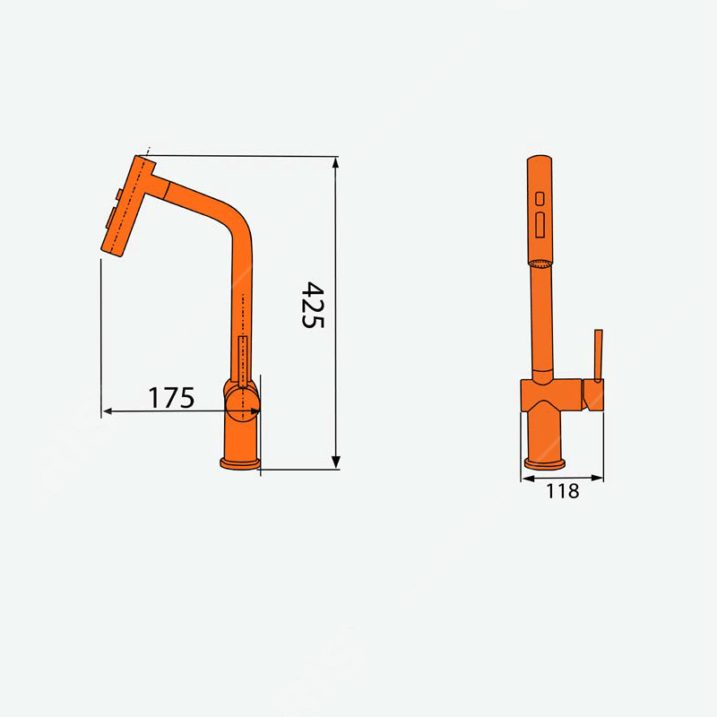 Vòi rửa chén Garis MF16R
