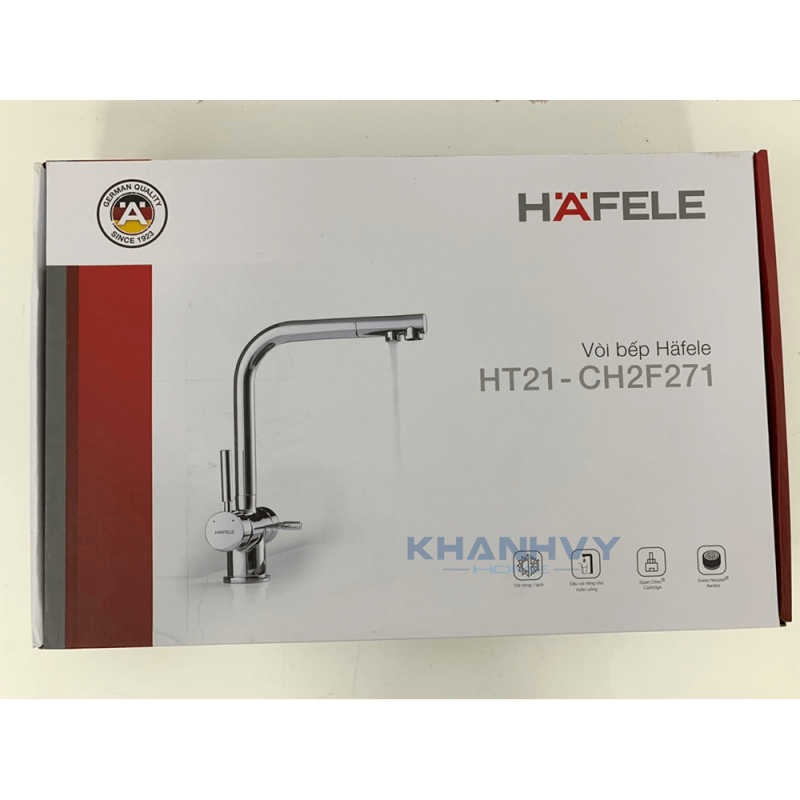 Vòi rửa chén Hafele HT21-CH2F271 577.55.210