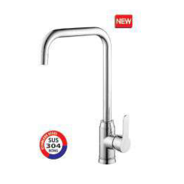 Vòi rửa chén nóng lạnh inox 304 bóng Proxia PR-848