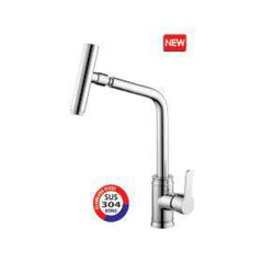 Vòi rửa chén nóng lạnh inox 304 mờ Proxia PR-849