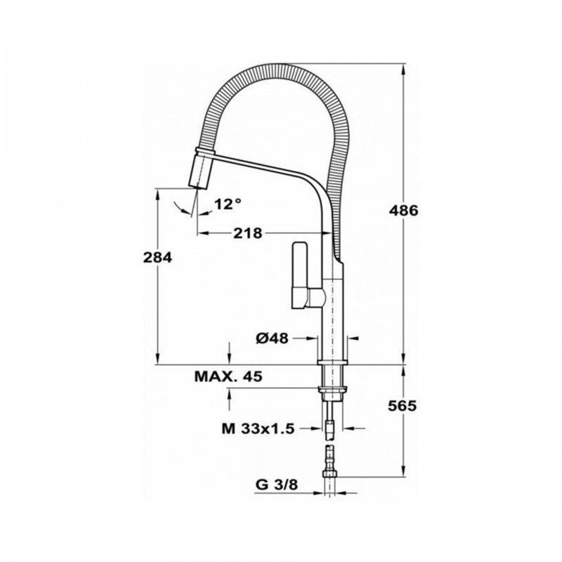 Vòi rửa chén Teka 62997021FP